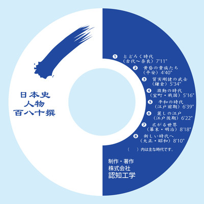 日本史人物百八十撰のジャケット写真