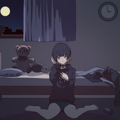 shindeshimaitaiyoruni (feat. KAFU) Front Cover