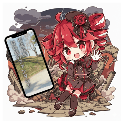 平成9年、杜の都のファンタジア (feat. 重音テト)のジャケット写真