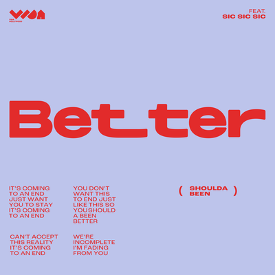 Better (feat. sic sic sic)のジャケット写真