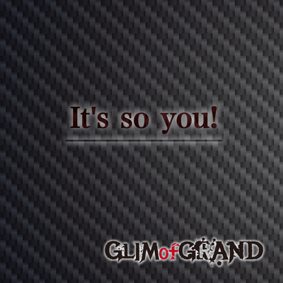 It's so you!のジャケット写真