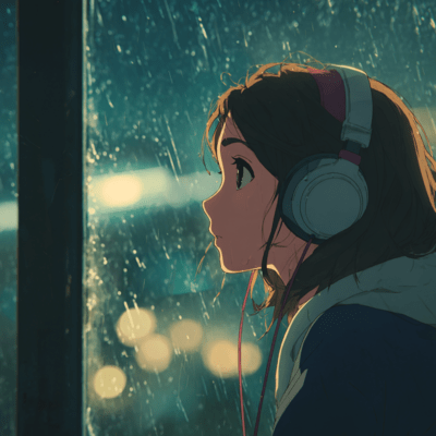 Midnight Window: Quiet Nights in the Rain Front Cover