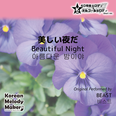 Beautiful Night~K-POP 40tone Polyphonic Melody & Music Box (Short Version) Front Cover