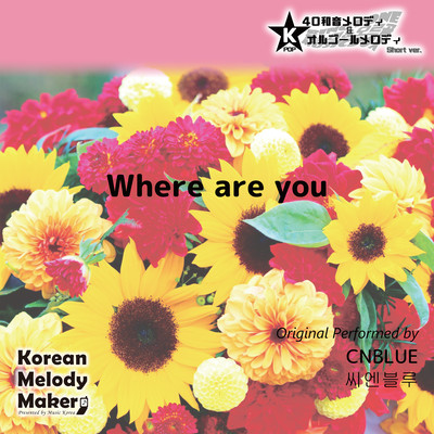 Where are you~K-POP 40tone Polyphonic Melody & Music Box (Short Version) Front Cover