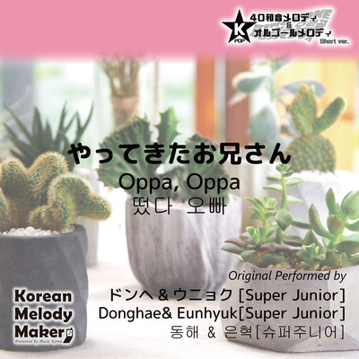 Oppa, Oppa~K-POP 40tone Polyphonic Melody & Music Box (Short Version) Front Cover