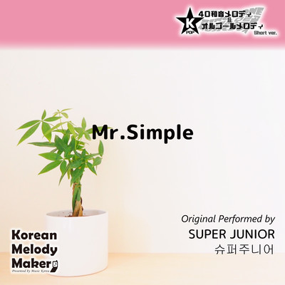 Mr.Simple~K-POP 40tone Polyphonic Melody & Music Box (Short Version) Front Cover