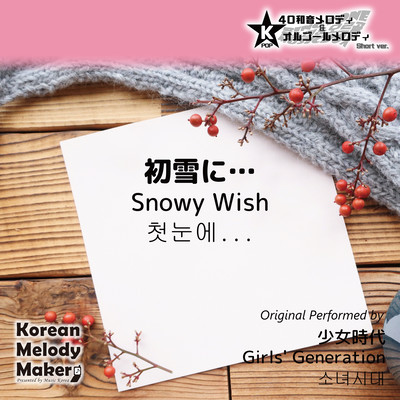 Snowy Wish~K-POP 40tone Polyphonic Melody & Music Box (Short Version) Front Cover