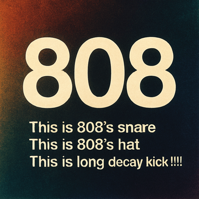 I feel 808のジャケット写真