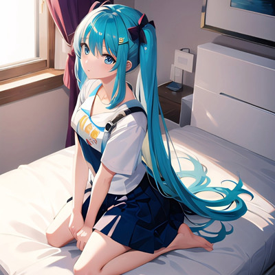 Loneliness in the bedroom (feat. HATSUNE MIKU) Front Cover