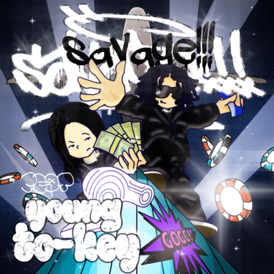savage!!! (feat. young to-key)のジャケット写真