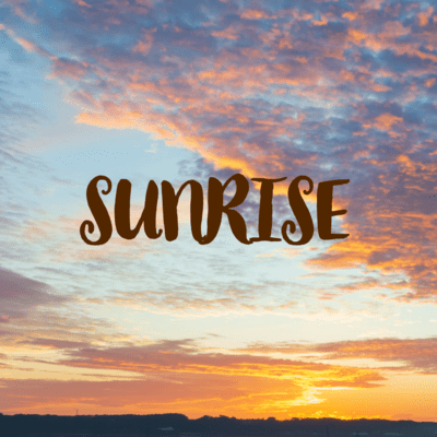 SUNRISE Front Cover