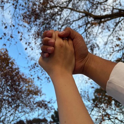 if we hold hands... Front Cover