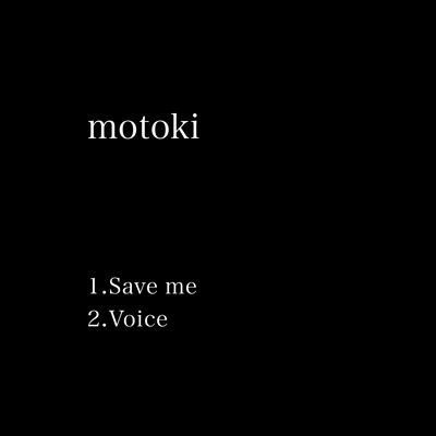 Save me / Voice Front Cover