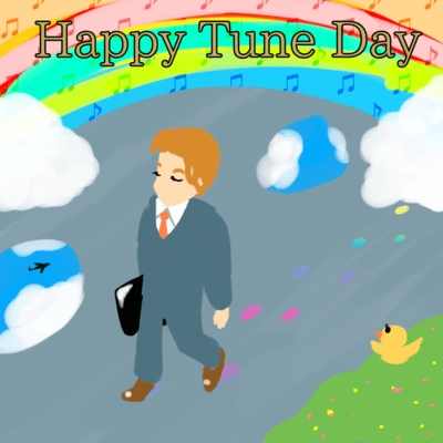 Happy tune day Front Cover