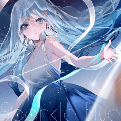 Sparkle Blue Front Cover