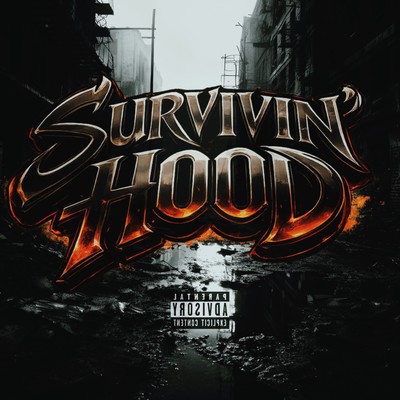 Survivin' hood (feat. Lit) Front Cover