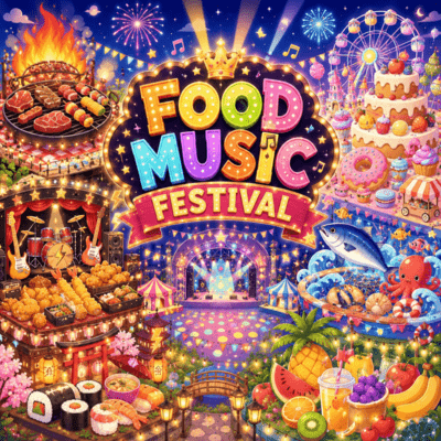FOOD MUSIC FESTIVALのジャケット写真