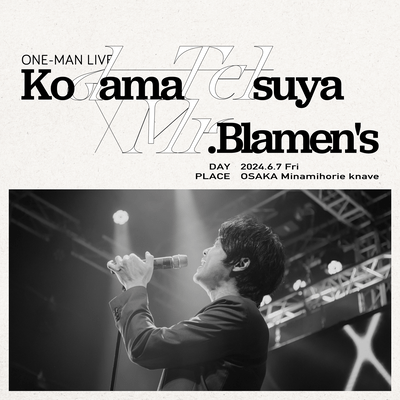 KodamaTetsuya×Mr.Blamen's (LIVE at OSAKA knave, 2024) Front Cover