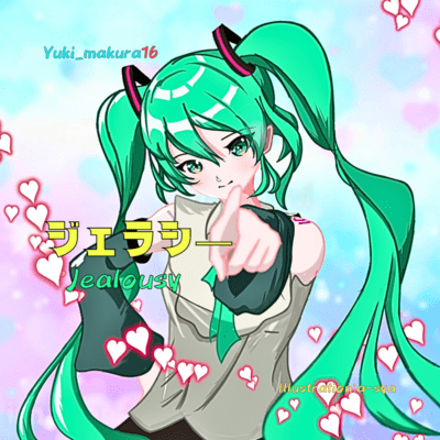 Jealousy (feat. HATSUNE MIKU) Front Cover