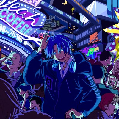 Psychedelic Night Parade Front Cover