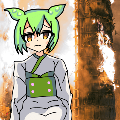 焔に咲く花 (feat. ずんだもん)のジャケット写真