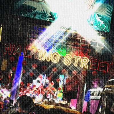 WALKING STREET (feat. t0-rU) Front Cover