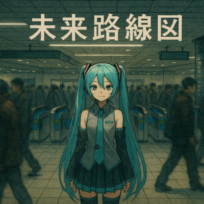 Map to Tomorrow (feat. HATSUNE MIKU) Front Cover