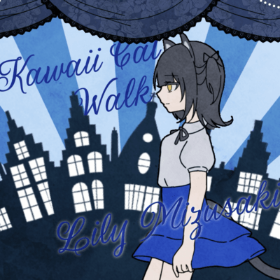 Kawaii Cat Walk Front Cover