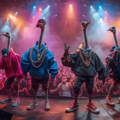 ダチョウのダッチー (feat. K二郎, 甘栗, シャリー & agnet)のジャケット写真