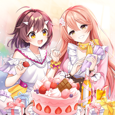 Vivid! Girly! (feat. Rin (CV:愛原ありさ) & Camille (CV:音羽里奏))のジャケット写真