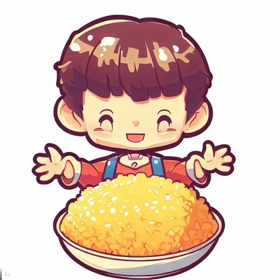 Omusan's om-rice Front Cover