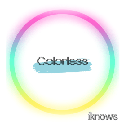 Colorless Front Cover