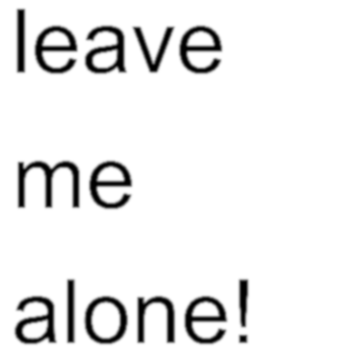 leave me alone! (feat. iss)のジャケット写真