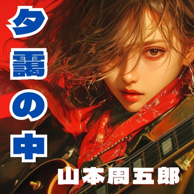 Shugoro Yamamoto's masterpiece theme song "In the evening mist" Front Cover