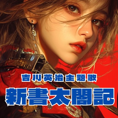 Eiji Yoshikawa's theme song: Shinsho Taikoki Front Cover