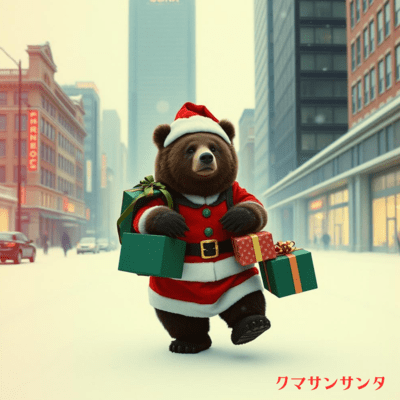 kuma san santa Front Cover