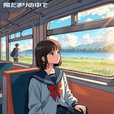 hidamari no naka de Front Cover