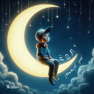 三日月とlonely boyのジャケット写真