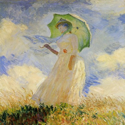 Woman with a Parasol Front Cover