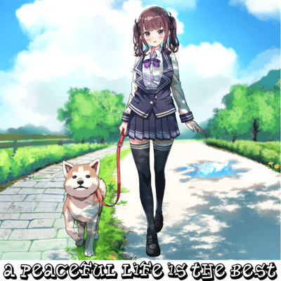 A peaceful life is the best Front Cover