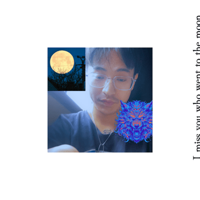 I miss you who went to the moonのジャケット写真