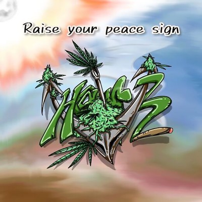 Raise your Peace sign Front Cover