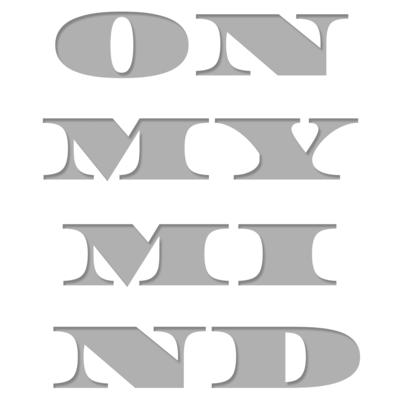 On My Mindのジャケット写真