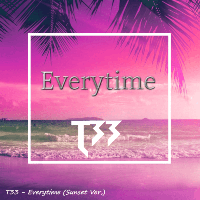 Everytime (Sunset Ver,) Front Cover