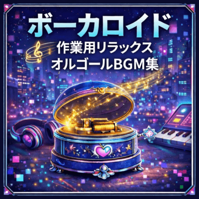 VOCALOID Relaxing Music Box BGM for Work/Study Front Cover