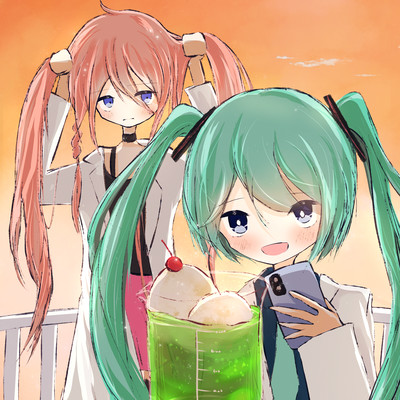 嘘濃度 (feat. IA & 初音ミク)のジャケット写真