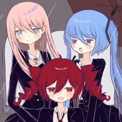 レイニィ (feat. IA, 初音ミク & 重音テト)のジャケット写真