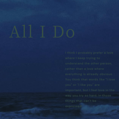 All I Do Front Cover