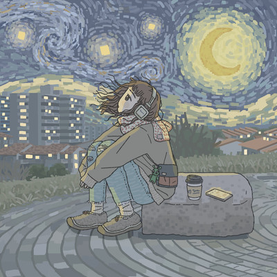 星月にかかる雲のジャケット写真