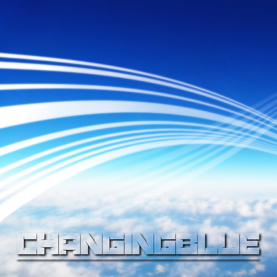 Changing blue Front Cover